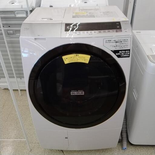 HITACHI ドラム式洗濯機 20年製 11kg／6kg BD-SX110E       TJ1207