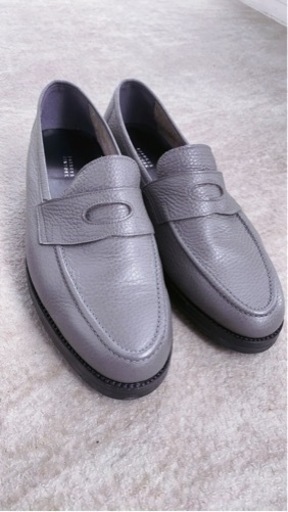 \u003c新品\u003eローファー　グレー　バーニーズニューヨーク