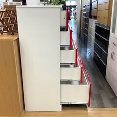 【トレファク熊谷駅前店】5段チェスト（レッド×ホワイト）のご紹介です！