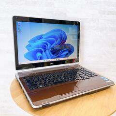 光沢感】最新Windows 11 8月分⑤HDD320GB メモリ4GB NEC ノートパソコン