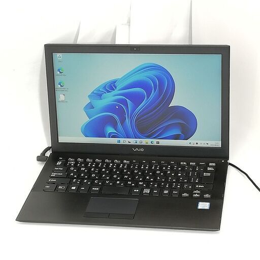 送料無料 おまけ有 ノートパソコン 高速SSD フルHD 13.3型 SONY VJPB11C11N 中古美品 第6世代Core i5 8GB 無線 Bluetooth Windows11 Office