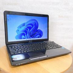 光沢】最新Windows 11 8月分⑦HDD160GB メモリ4GB 東芝黒 ノートパソコン