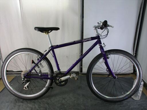 C997★29800円★整備済み スポーツ中古自転車 【マウンテン　ルイガノ　GORDY　紫　26インチ　42ｃｍ】