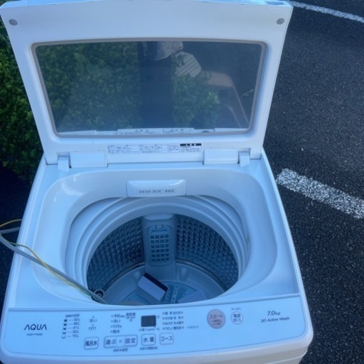 AQUA 7キロ洗濯機！美品