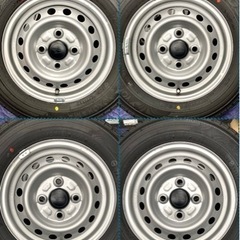 「商談中」❺新品ヨコハマタイヤ4本と中古テッチンホイールとナット付