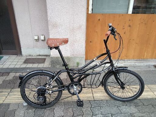 DOPPEL GANGER[ドッペルギャンガー]20吋 ミニベロ(小径車) 7speed/ブラック