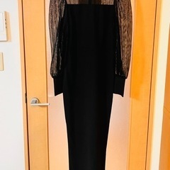 新品未使用♡SHEIN黒のバックスリットドレス