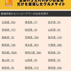 ハッピーアワーを実施している飲食店を教えてくれませんか？