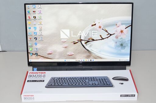 中古一体型パソコン Windows11+office NEC DA370/M Celeron-4205U/爆速SSD256GB+大容量HDD2TB/メモリ8GB/23.8インチ/DVDマルチ/テレビ機能