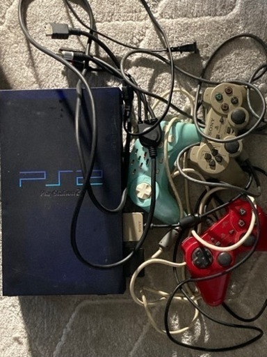PS2本体+複数ソフト(画像の全部)