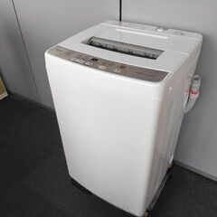 アクア　全自動洗濯機　AQW-S60J　6K『中古良品』2021年式