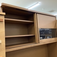 karimoku（カリモク）レンジボード  ２枚扉  ブラウン【トレファク堺福田店】