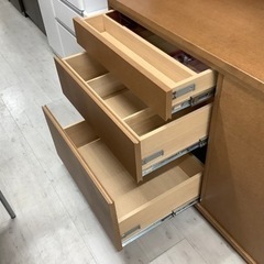 karimoku（カリモク）レンジボード  ２枚扉  ブラウン【トレファク堺福田店】