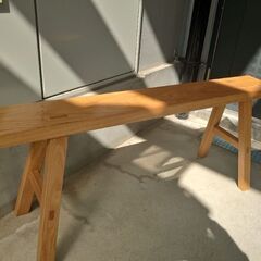 【無印】木製ベンチ 大