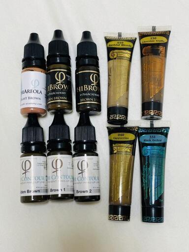 Phi Brow アートメイク　ピグメント インク セット