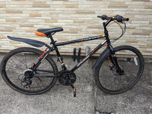 中古自転 車 21段変速26x1.75 （ライト無し） 軽整備済み 安い 防犯登録 町田市 相模原市128SＯ