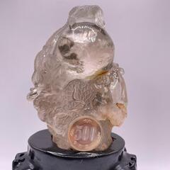 ガーデンクォーツ龍彫刻