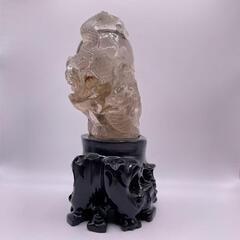 ガーデンクォーツ龍彫刻