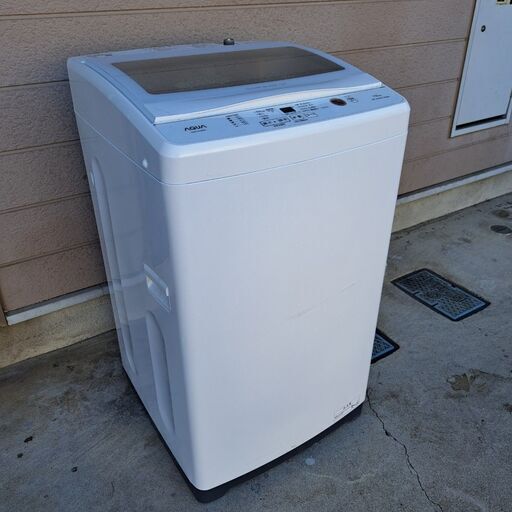 値下げ AUA アクア 全自動洗濯機 7.0kg 簡易乾燥(送風機能) 2022年製 AQW-S7M