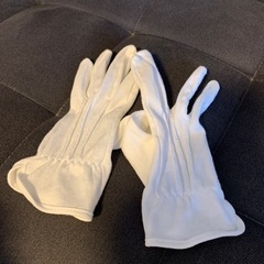 布の手袋（白色）