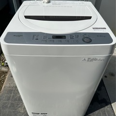 シャープ 洗濯機 5.5kg 2017年 一人暮らし