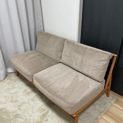 モモナチュラル　クラウド2Pソファ