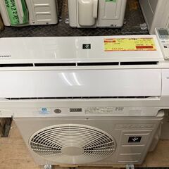 K04464　シャープ　中古エアコン　主に6畳用　冷房能力　2.2KW ／ 暖房能力　2.5KW