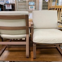 【愛品館 江戸川店】MUJI（無印良品）ダイニングテーブル3点セット ID:152-008728-007