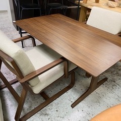 【愛品館 江戸川店】MUJI（無印良品）ダイニングテーブル3点セット ID:152-008728-007