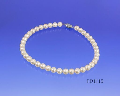 ❪ED1115❫大粒で[最高級の範疇パールホワイト] 9.5～10.0 ミリ アコヤ真珠 ネックレス