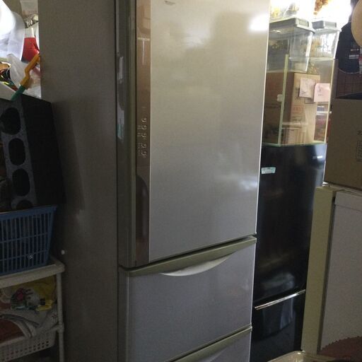 値下げ　日立 冷凍冷蔵庫 R-K38JV 3ドア 375L ファミリータイプ 2019年製 HITACHI 冷蔵庫