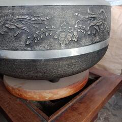 アルミ製火鉢。美品☆アンティークなどにも🛞