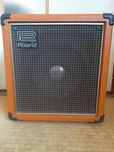 ギターアンプ　Roland cube20初代ジャパンビンテージ　オレンジ系 シールド付き