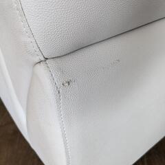 市内配送無料！　3人掛け レザーソファ　背もたれ簡単着脱