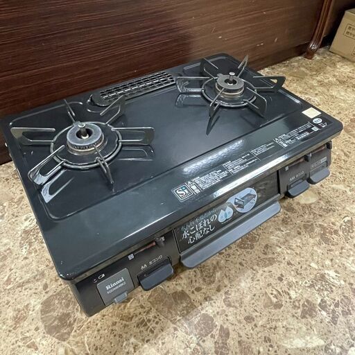リンナイ ガステーブル 都市ガス用 2017年製 KGDM64BK2R ガスレンジ 札幌 東区