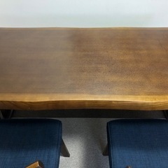 ▪️定価16万▪️ダイニングセット 4〜5人掛け ベンチチェア クッションチェア2脚付き