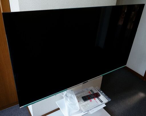 グリーンハウス 50インチ4K対応液晶テレビ（2021年製）とスタンドのセット