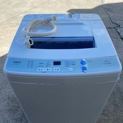 AQUA 洗濯機　AQW-S60D　6kg　2015年製●AA0...