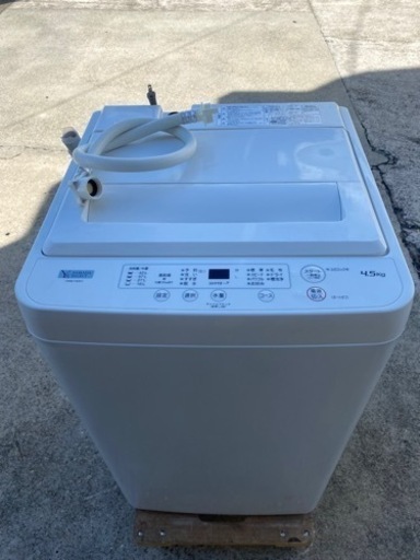 YAMADA  洗濯機　YWM-T45H1　4.5㎏　2020●AA08W047