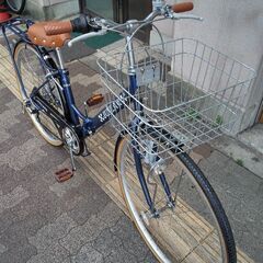 CHALINX[チャリンクス]JUNEAW(ジュノー)27吋 折り畳み自転車 外装6段/ネイビー