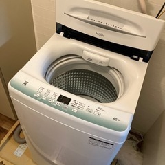 ハイアール製　全自動洗濯機