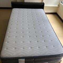 ニトリ　セミダブルベッド(フレーム+マット)