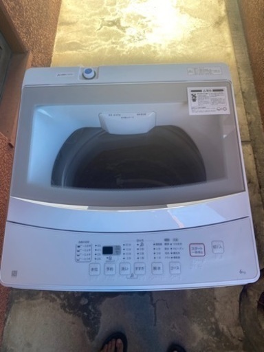 【美品中古品】洗濯機　ニトリntr60 2021年　6kg