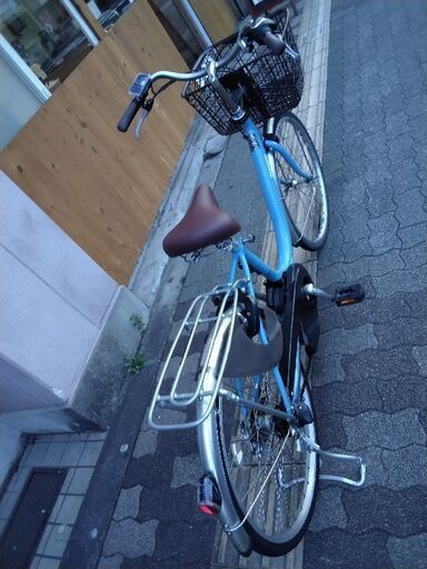 パナソニック 電動自転車 ビビ・LU 26型 内装3段 ターコイズブルー
