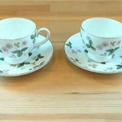 WEDGWOOD ウェッジウッド ワイルドストロベリー カップ&...