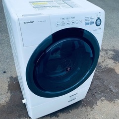 ♦️EJ1078番　SHARP ドラム式電気洗濯乾燥機 【201...