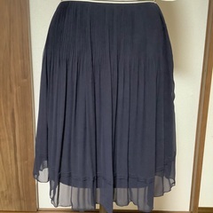 濃紺　フレアスカート