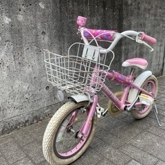 自転車　14インチ　女の子用　補助輪付き(9/14まで)