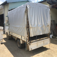 1トントラック荷台(荷台のみ)幌セット（中古)マツダのボンゴ外すの物