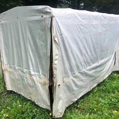 1トントラック荷台(荷台のみ)幌セット（中古)マツダのボンゴ外すの物